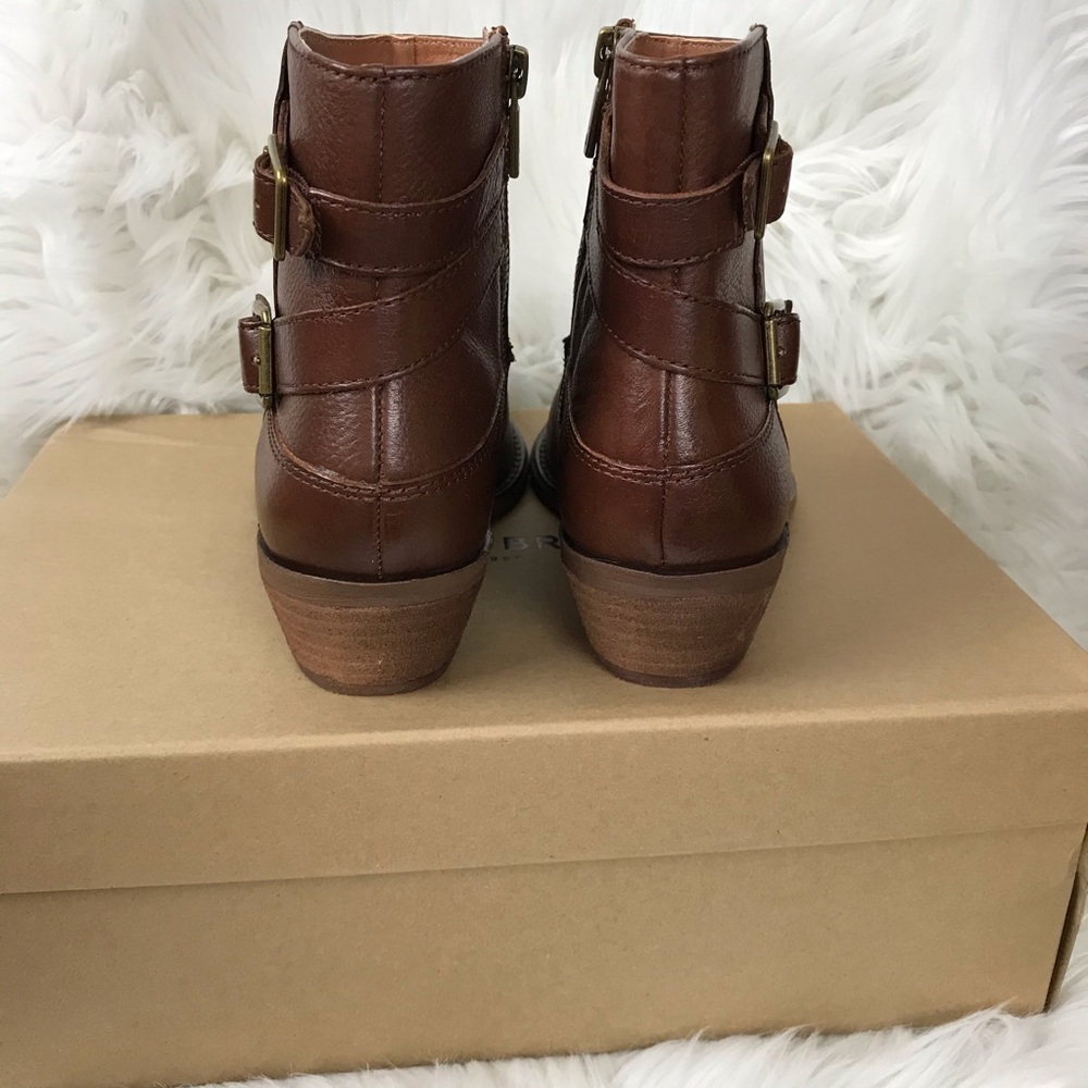 Lucky Brand Caelyn Leather Western ankle bootie - Picture 4 of 10